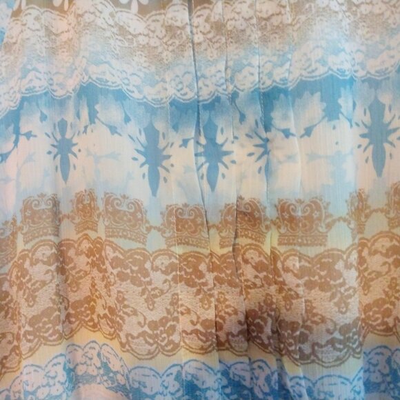 Christopher & Banks Floral Lined Top XL Cottagecore Coastal Grandma Cottagecore - Picture 6 of 10